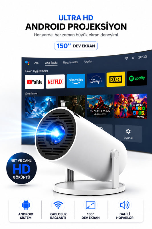 Markevar™ Ultra HD Projeksiyon Cihazı