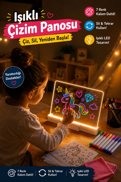 Markevar™ Işıklı Çizim Panosu