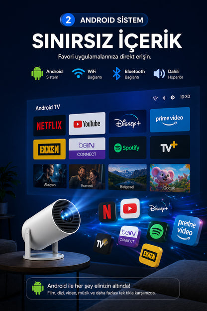 Markevar™ Ultra HD Projeksiyon Cihazı